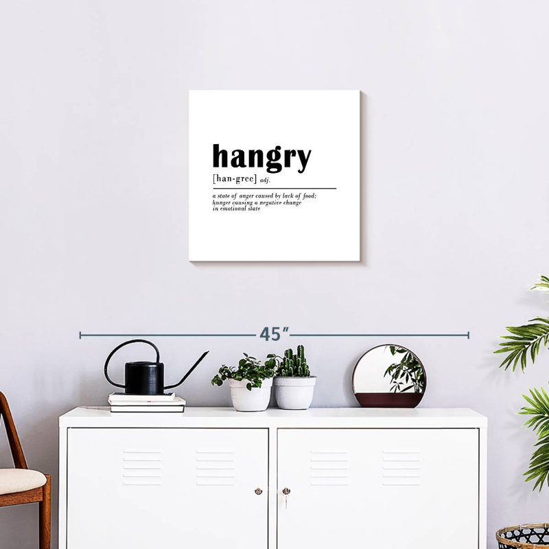 Tergel Hangry, 20" H x 20" W