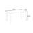 Natural solid wood dining table-584868003