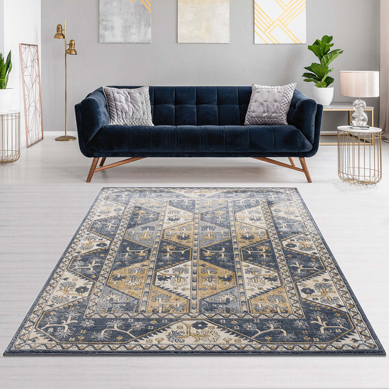 Tapis à bordure carrelée