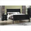 Table de chevet contemporaine à 2 tiroirs en bois massif Louis Philip - Rangement pour chambre à coucher