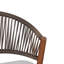 Tabourets de comptoir d'extérieur de 26 po de hauteur avec siège en aluminium et 26 po de style moderne, finition rouille, coussin d'eau, siège de jardin