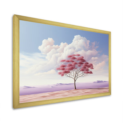 Arbre de minimalisme rose solitude II