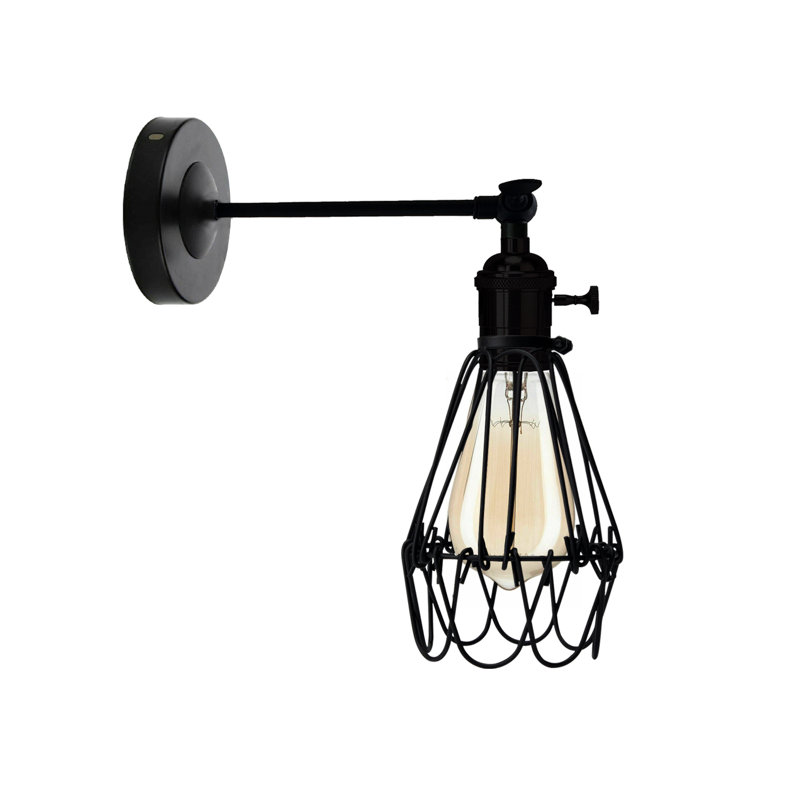 Bruckmann Wall Sconce, No, Black