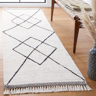 Tapis ivoire / noir Easy Care 210