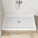 60''W Shower Base in White with Single Threshold Shower Pan, Non-slip Design