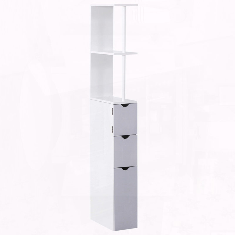 Armoire de rangement de 54 po de hauteur avec tablettes et tiroirs