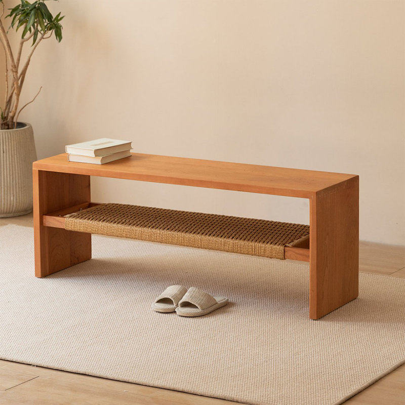Banc en bois de cerisier massif, Cerisier