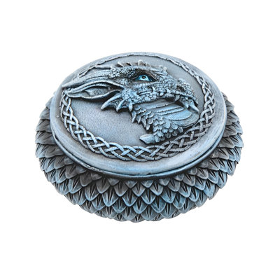Boîte à bijoux 4,25 "sarcelle Dragon