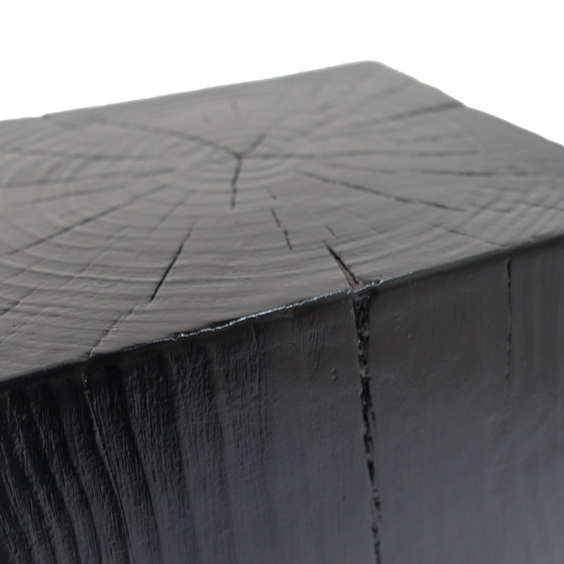 Outdoor Side Table Set, Black