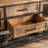 Rustic Distressed Console Table