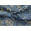 Luxurious Blue Tones Distressed Look Rug 5x7