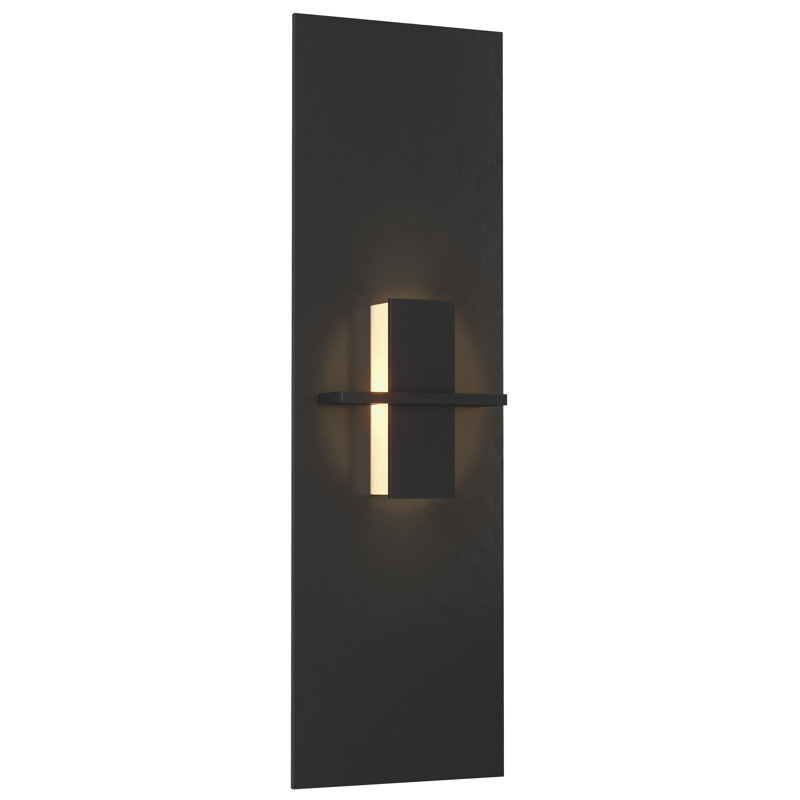 Aperture 1 - Light Flush Mount Sconce, Black, White Art