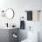 Wall Mounted 5 -Piece Bath Hardware Set with Towel Bar Hand Towel Holder Toilet Paper Holder Towel Hook in Matte Black