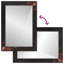 Solid Wood Rectangle Mirror