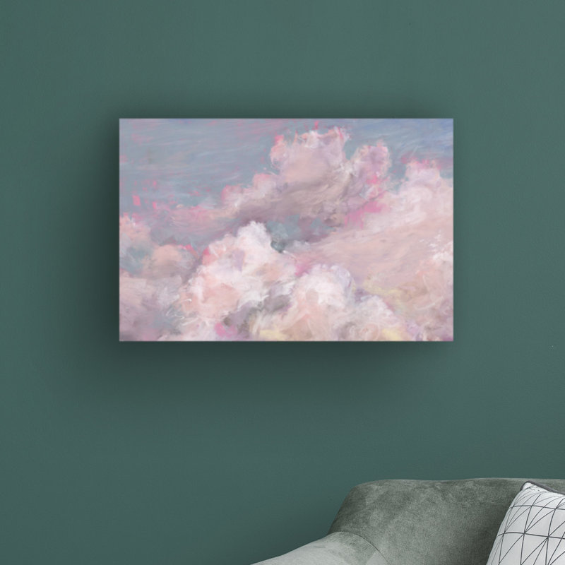 Daydream Pink 01 - impression sur toile tendue, H 16 po x l 24 po x P 2 po