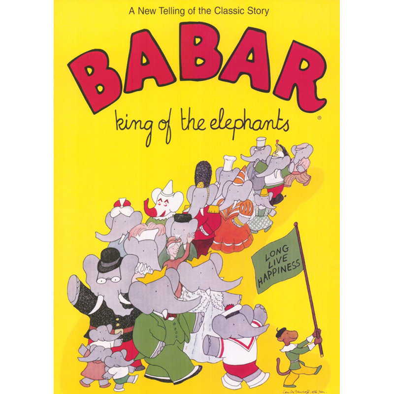 Babar: roi des éléphants, H 18 po x l 13 po
