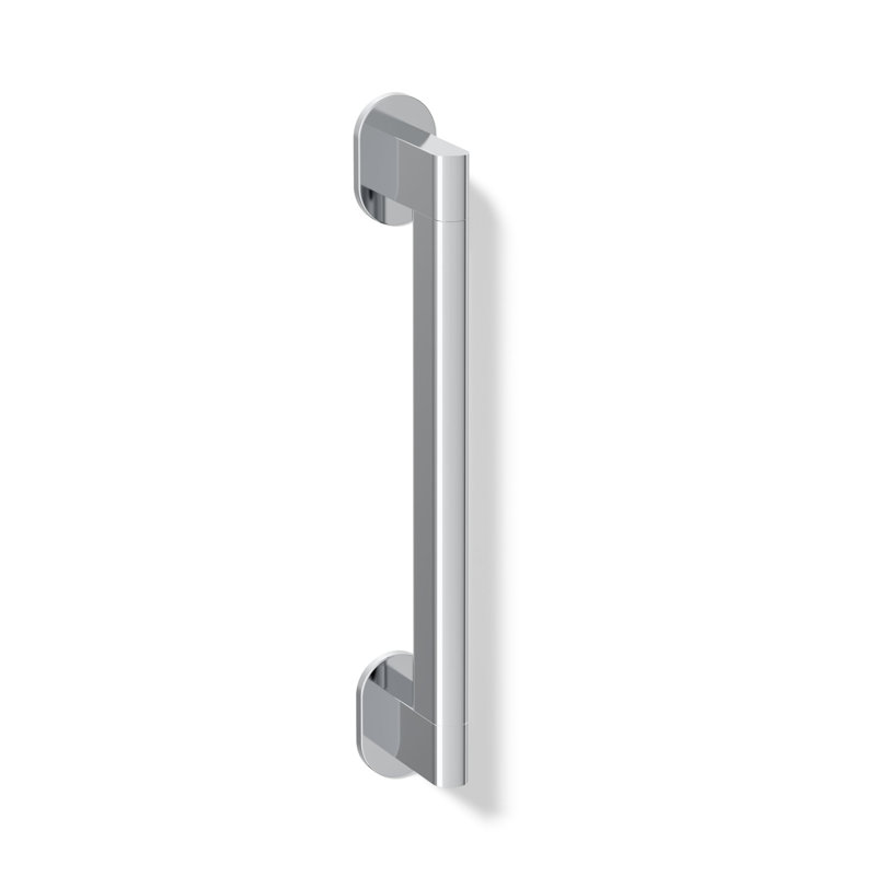Belay Grab Bar, 1.75" H x 12" L, Polished Chrome