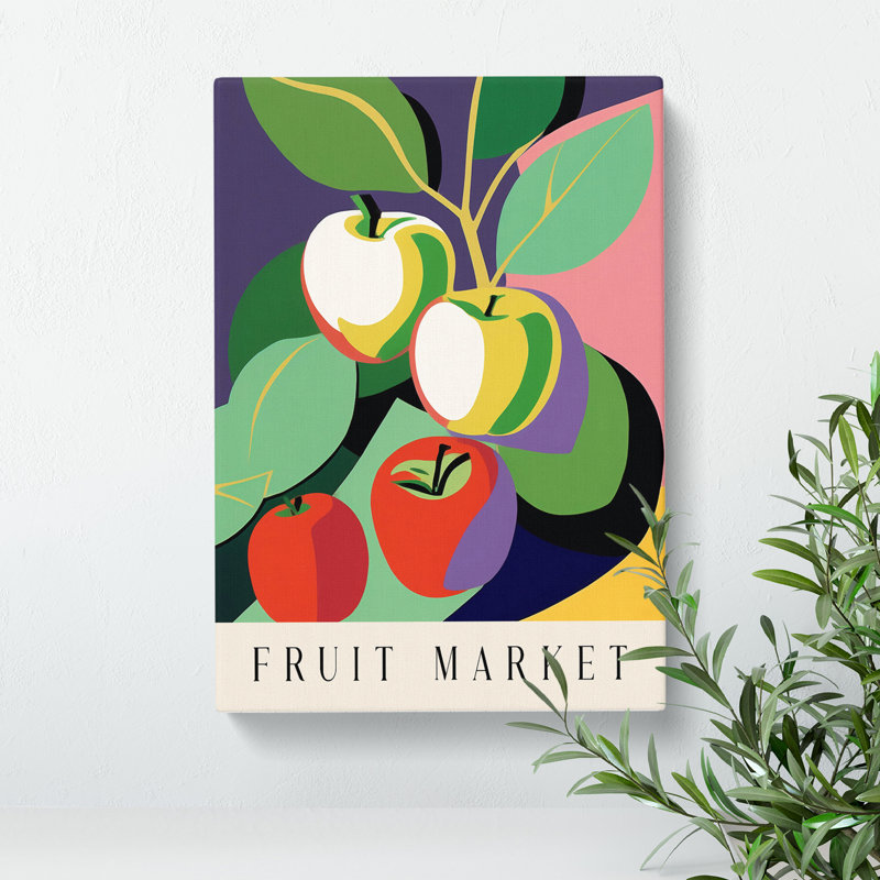 XMKTMKT-85 Apple Fruit Market Exhibition Vol.8 - Wrapped Canvas Print, 91cm H x 60cm W x 3cm D