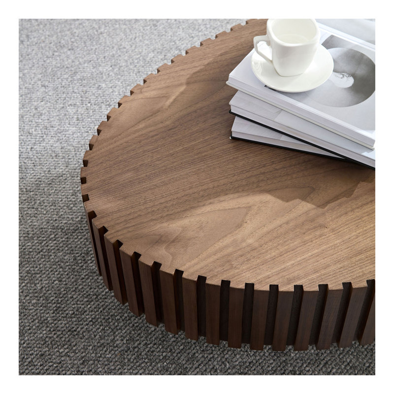 Table basse Lindiwe, Noyer, H 13,38 po x l 43,7 po x P 24,8 po
