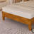 Solid Wood Platform Bed Frame , Twin Bed Frame With Headboard Included, Mid Century Modern Bed, Caramel-451595204-451595207