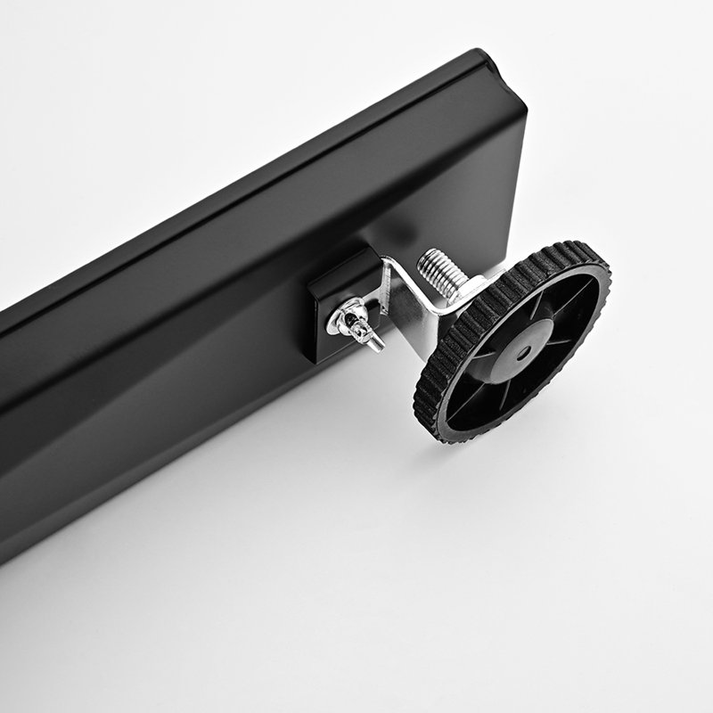 Linear Grid Shower Drain With Levelling Feet In Matte Black