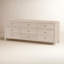 Celine 84 in. W Rectangular Wood 9 Drawer Dresser, Antique Taupe-588305173