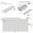 Unounc 3D Interlocking Wainscoting Kit with Decorative Top Molding (Set of 8 Panels & 2 Rails)