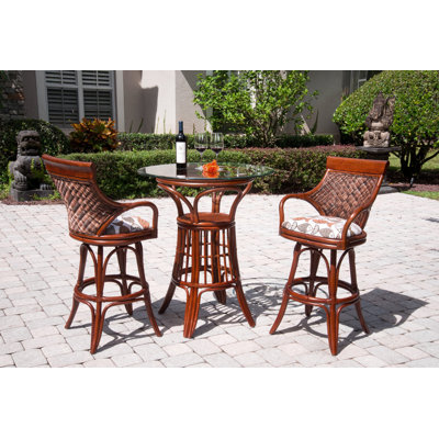 Dashai Swivel Upholstered Counter Stool