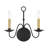 Analycia Steel Candle Wall Light