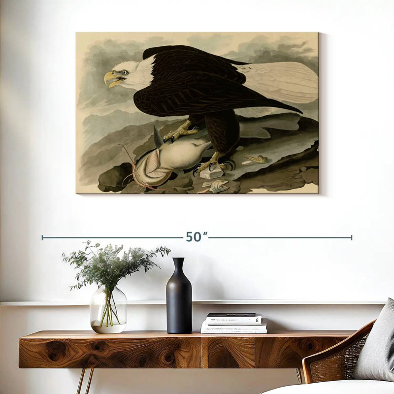 Brampt Whiteheaded Eagle, 26" H x 39" W