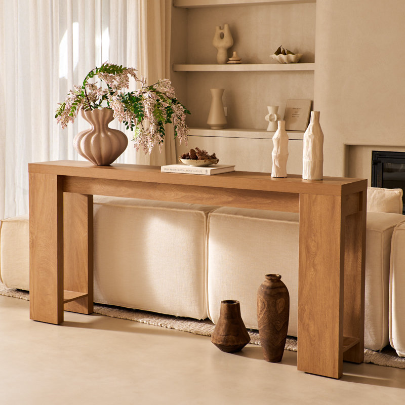 70.8cm Console Table, Natural Oak
