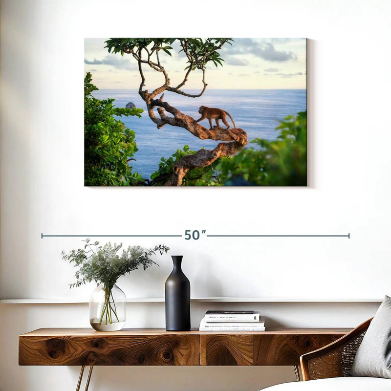 Brampt Balinese Monkey, 24" H x 36" W