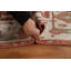Tapis rouge en laine rouge Heriz Serapi