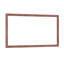 Miroir mural rectangulaire surdimensionné de 60 po x 36 po avec cadre jaune et corail en aluminium, pour salle de bain, salon ou chambre à coucher | Idée de cadeau-228811116-228811119
