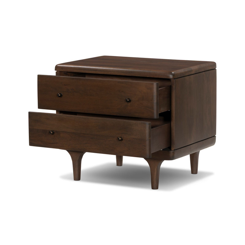 Melodica Nightstand-Warm Brown Mango