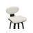 26'' Upholstered Swivel Counter Stool With Back And Bentwood Legs-665381258