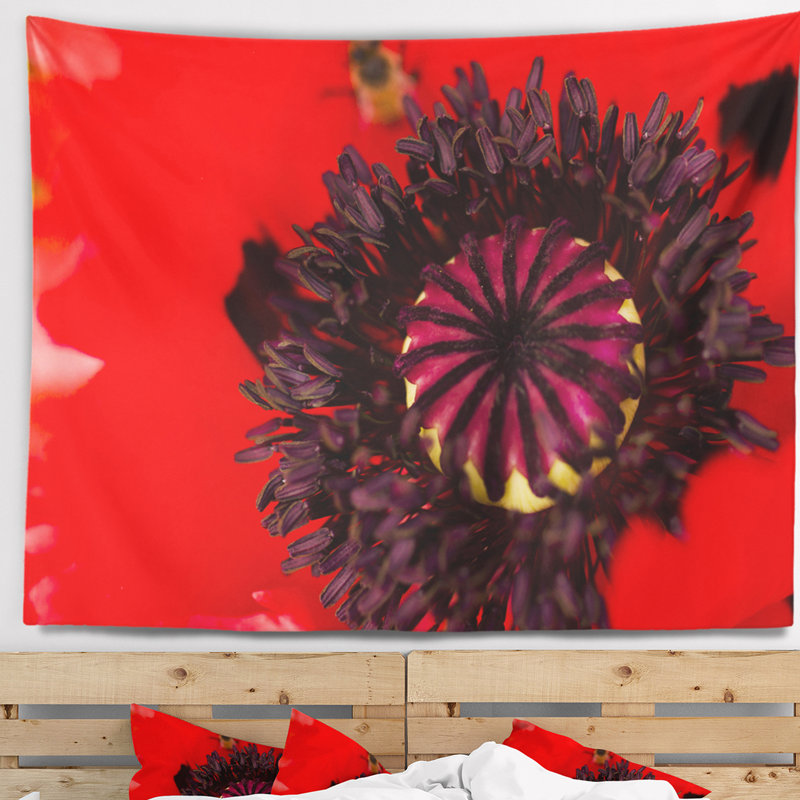 Jardin en pleine floraison le jour de la tapisserie, H 78 po x l 92 po