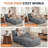 No Assembly Required Big Bean Bag Lounger Chair, Large Foldable Floor Sofa Bed with Memory Foam, Machine Washable Cover, for Living Room & Bedroom-1711837305