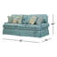Upholstered 90'' Sofa