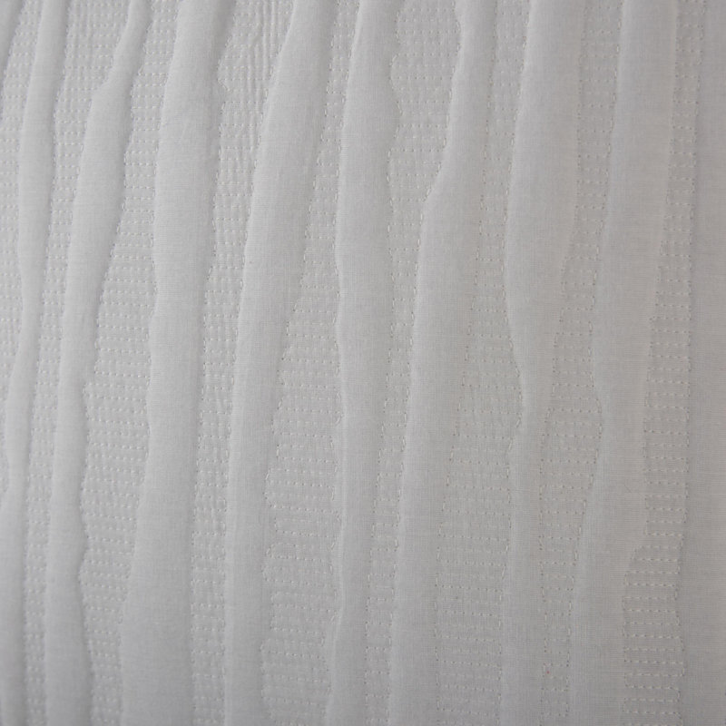 Coussin 100% coton, Blanc, Mélange de duvet