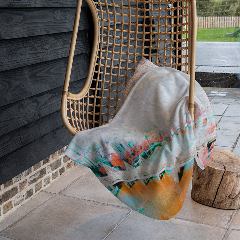 Ramsdell Quilted Throw Blanket, Orange