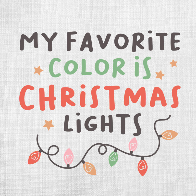 ChristmasCuteQuotes-10 Reversible Throw Pillow, 16" x 16"
