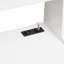 Table de chevet pratique avec installation de chargement et de nuit, style attrayant blanc-132959642