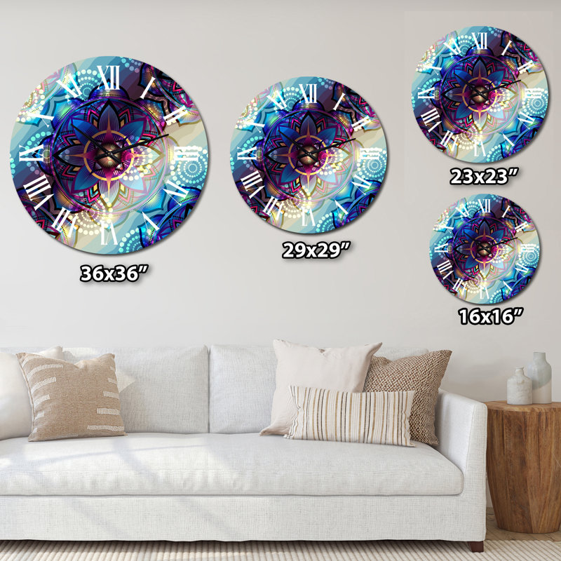 Modern MandaLa - Modern wall clock, Small