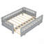 Lit plateforme avec garde-corps, structure en bois massif, conception compacte et peu encombrante-121053557-121053554