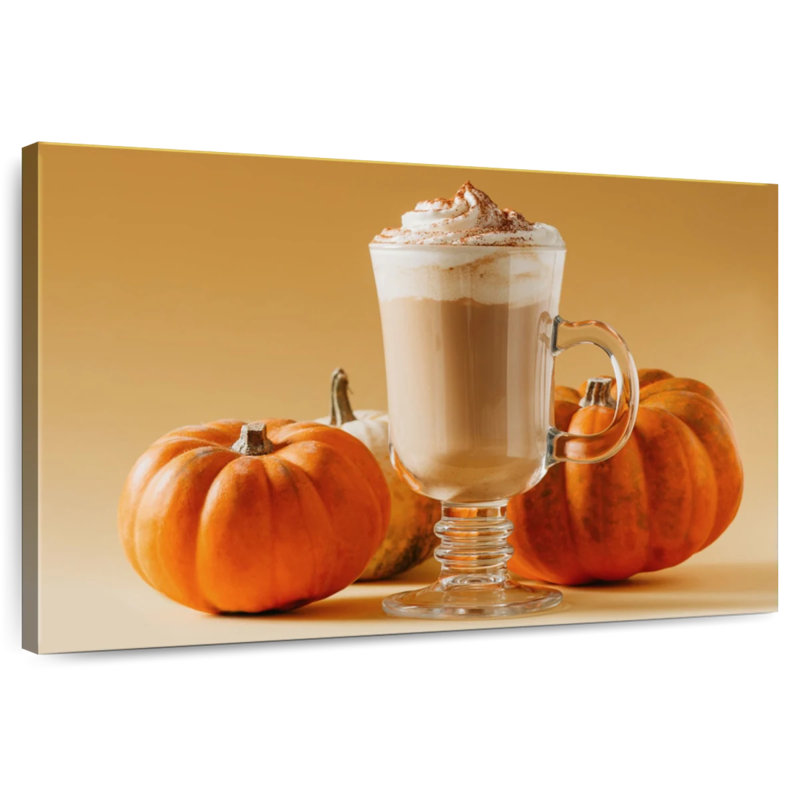Yarlin Spiced Pumpkin Latte, 20" H x 30" W