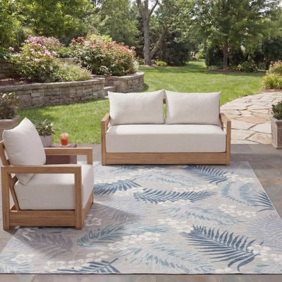 Tapis d'intérieur / extérieur floral Cesca Sunrise Performance