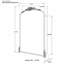 Arch High-Density Polyethylene (HDPE) Mirror