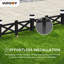 Clôture de bordure solaire Sunjoy Garden Fence-100215115