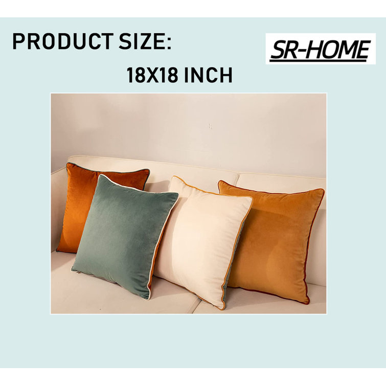 SR-HOME Velvet Pillow Cover